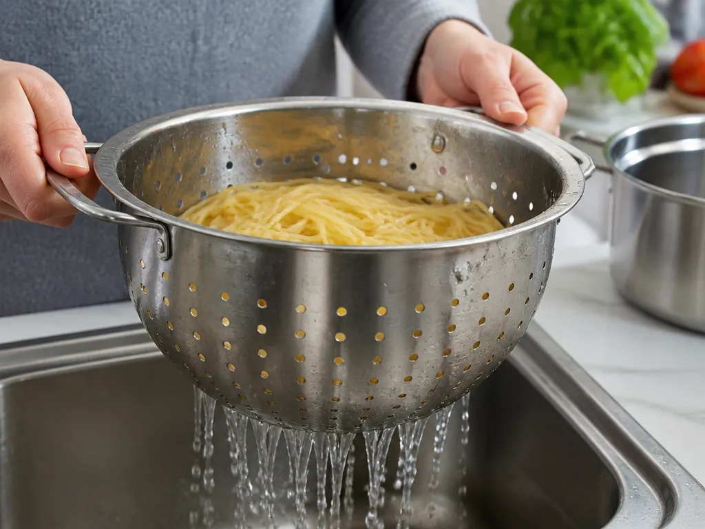 What a Colander Does - how to use a colander